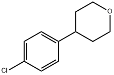 4-(4-Chlorophenyl)tetrahydro-2H-pyran Struktur