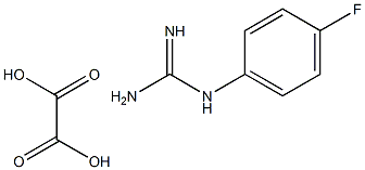 N-(4-Fluoro-phenyl)-guanidine oxalate Struktur