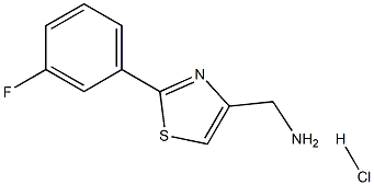 [2-(3-溴苯基)噻唑-4-基)甲胺盐酸盐,1187928-33-1,结构式