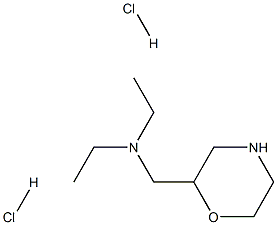 Diethyl-morpholin-2-ylmethyl-amine dihydrochloride Structure
