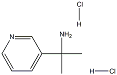1-Methyl-1-pyridin-3-yl-ethylamine dihydrochloride Struktur