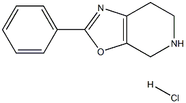 2-Phenyl-4,5,6,7-tetrahydro-oxazolo[5,4-c]pyridine hydrochloride Structure