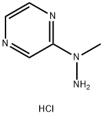 N-Methyl-N-pyrazin-2-yl-hydrazine hydrochloride Struktur