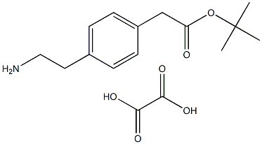tert-Butyl [4-(2-amino-ethyl)-phenyl]-acetate oxalate Structure