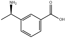 3-((1R)-1-AMINOETHYL)BENZOIC ACID 化学構造式