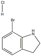 7-Bromo-2,3-dihydro-1H-indole hydrochloride Struktur