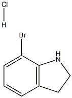 7-溴二氢吲哚盐酸盐,1187931-96-9,结构式
