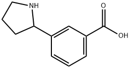 3-(PYRROLIDIN-2-YL)BENZOIC ACID Struktur