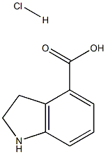 吲哚啉-4-甲酸盐酸盐,1187933-04-5,结构式