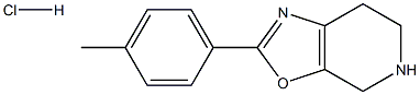 2-p-Tolyl-4,5,6,7-tetrahydro-oxazolo[5,4-c]pyridine hydrochloride Struktur