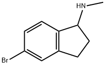 N-甲基氨基-5-溴茚满, 1188164-61-5, 结构式