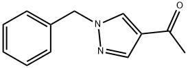 1-(1-Benzyl-1H-pyrazol-4-yl)-ethanone Struktur