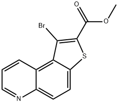 Methyl 1-bromothieno[3,2-f]quinoline-2-carboxylate 结构式
