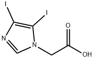 2-(4,5-diiodo-1H-imidazol-1-yl)acetic acid 结构式