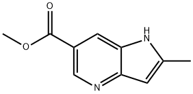 2-Methyl-4-azaindole-6-carboxylic acid methyl ester Struktur