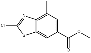 Methyl 2-chloro-4-methylbenzo[d]thiazole-6-carboxylate Structure