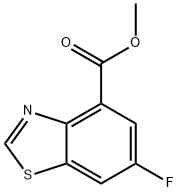 6-Fluorobenzothiazole-4-carboxylic acid methyl ester Struktur