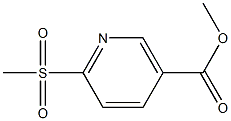 6-(甲基磺酰基)烟酸甲酯, 1190948-26-5, 结构式