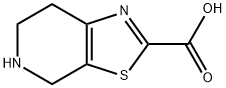 4,5,6,7-tetrahydro-[1,3]thiazolo[5,4-c]pyridine-2-carboxylic acid Struktur