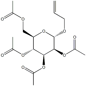 Allyl 2,3,4,6-tetra-O-acetyl-alpha-D-mannopyranoside Struktur