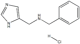 N-((1H-Imidazol-5-Yl)Methyl)-1-Phenylmethanamine Hydrochloride Struktur