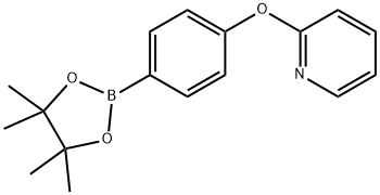 2-(4-(4,4,5,5-tetramethyl-1,3,2-dioxaborolan-2-yl)phenoxy)pyridine,1196396-14-1,结构式
