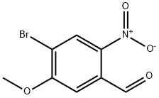 4-bromo-5-methoxy-2-nitrobenzaldehyde 化学構造式
