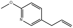 2-Methoxy-5-(prop-2-en-1-yl)pyridine Struktur