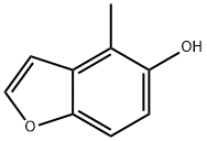 4-甲基-5-苯并呋喃醇, 119795-38-9, 结构式