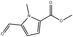 methyl 5-formyl-1-methyl-1H-pyrrole-2-carboxylate Struktur