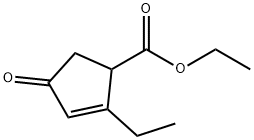 2-乙基-4-氧代环戊-2-烯-1-甲酸乙酯,1201187-10-1,结构式