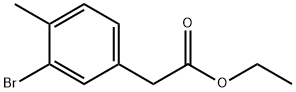3-溴-4-甲基苯乙酸甲酯,1201633-86-4,结构式