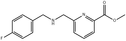 1201663-99-1 Methyl 6-(((4-fluorobenzyl)amino)methyl)picolinate