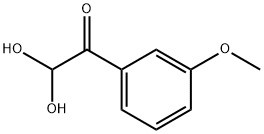 2,2-dihydroxy-1-(3-methoxyphenyl)ethanone Struktur