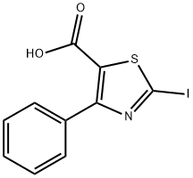 2-Iodo-4-phenylthiazole-5-carboxylic acid Structure