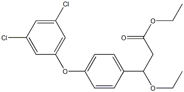 ethyl 3-[4-(3,5-dichlorophenoxy)phenyl]-3-ethoxypropionate,1202577-06-7,结构式