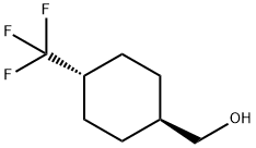 反式-(4-(三氟甲基)环己基)甲醇 结构式