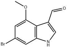 6-bromo-4-methoxy-1H-indole-3-carbaldehyde Structure