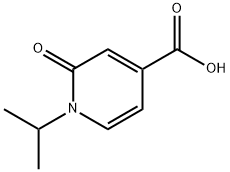 1-isopropyl-2-oxo-1,2-dihydropyridine-4-carboxylic acid Struktur