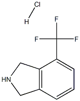 4-三氟甲基异吲哚啉盐酸盐,1203686-59-2,结构式