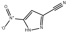 3-Nitro-1H-pyrazole-5-carbonitrile Struktur