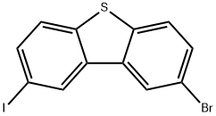 2-Bromo-8-iododibenzothiophene Structure