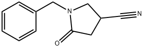 1-苄基-5-氧代吡咯啉-3-甲腈, 120656-57-7, 结构式