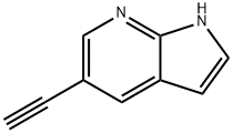 5-エチニル-1H-ピロロ[2,3-B]ピリジン 化学構造式
