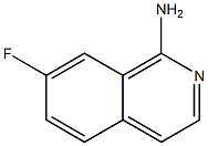 7-氟异喹啉-1-胺 结构式