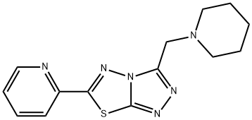 1207604-66-7 3-(piperidin-1-ylmethyl)-6-(pyridin-2-yl)[1,2,4]triazolo[3,4-b][1,3,4]thiadiazole