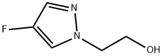 2-(4-fluoro-1H-pyrazol-1-yl)ethanol Struktur