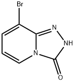 8-bromo-[1,2,4]triazolo[4,3-a]pyridin-3(2H)-one 化学構造式