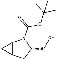 (3S)-3-((tert-butyldiphenylsilyloxy)methyl)-2-(tert-butoxycarbonyl)-2-azabicyclo[3.1.0]hexane Structure