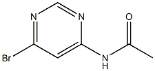 N-(6-bromopyrimidin-4-yl)acetamide Structure
